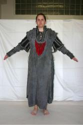  Photos Medieval Woman in grey dress 1 